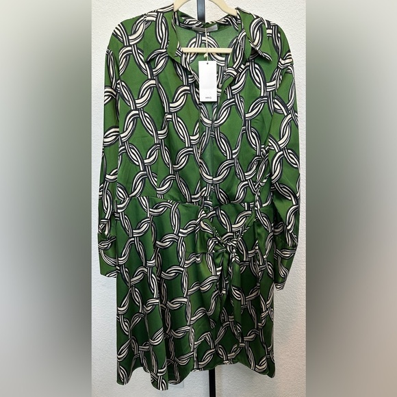 Mango | Chain Print Dress - Picture 3 of 5